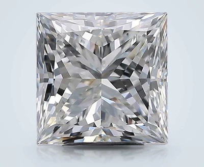 4.50ct F VS1 Rare Carat Ideal Cut Princess Diamond
