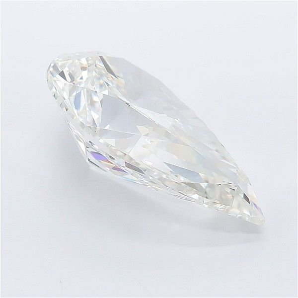 7.02ct F VS1 Rare Carat Ideal Cut Pear Lab Grown Diamond
