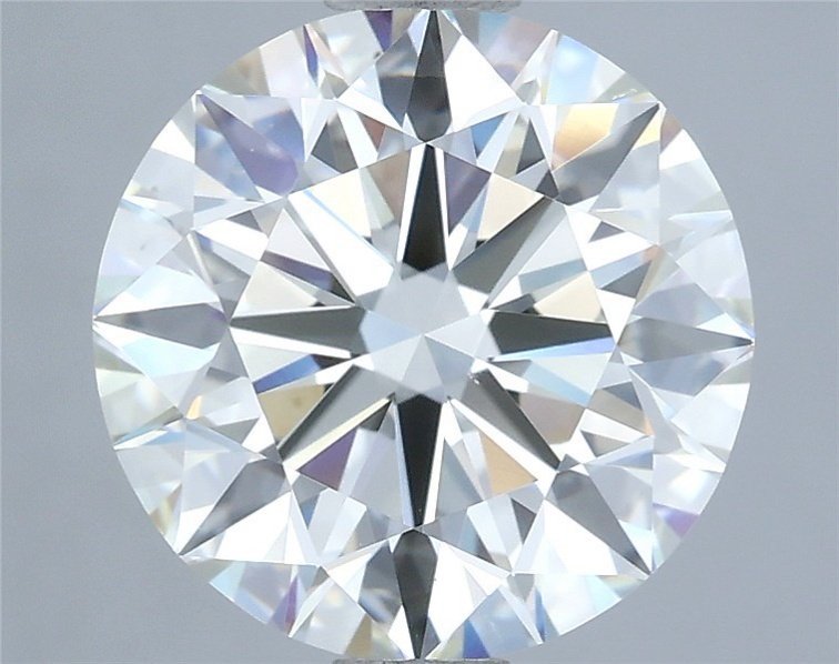 3.04ct J VS2 Rare Carat Ideal Cut Round Diamond
