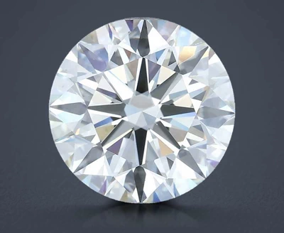 3.04ct J VS2 Rare Carat Ideal Cut Round Diamond