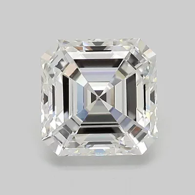 2.07ct F VS1 Rare Carat Ideal Cut Asscher Lab Grown Diamond