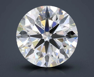 3.03ct E VS2 Excellent Cut Round Lab Grown Diamond