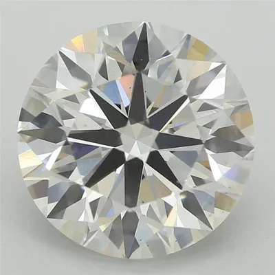 3.01ct E VS2 Rare Carat Ideal Cut Round Lab Grown Diamond
