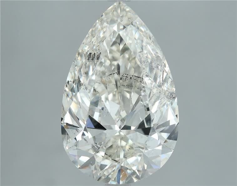 4.52ct I SI2 Rare Carat Ideal Cut Pear Diamond