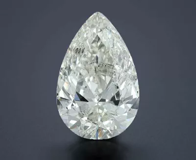 4.52ct I SI2 Rare Carat Ideal Cut Pear Diamond