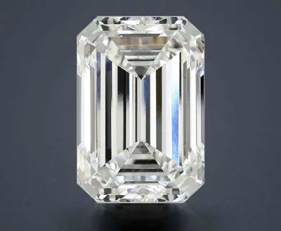 12.58ct F VVS2 Rare Carat Ideal Cut Emerald Lab Grown Diamond