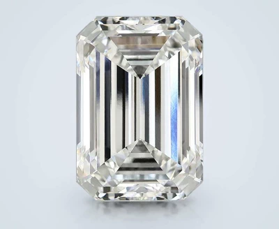12.58ct F VVS2 Rare Carat Ideal Cut Emerald Lab Grown Diamond