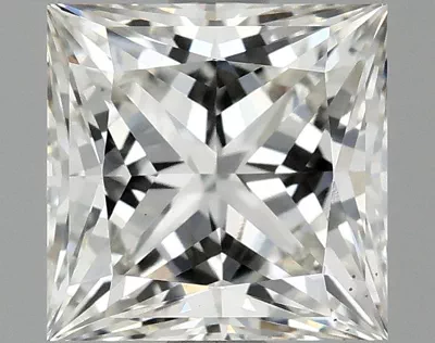 1.59ct G VS2 Rare Carat Ideal Cut Princess Lab Grown Diamond