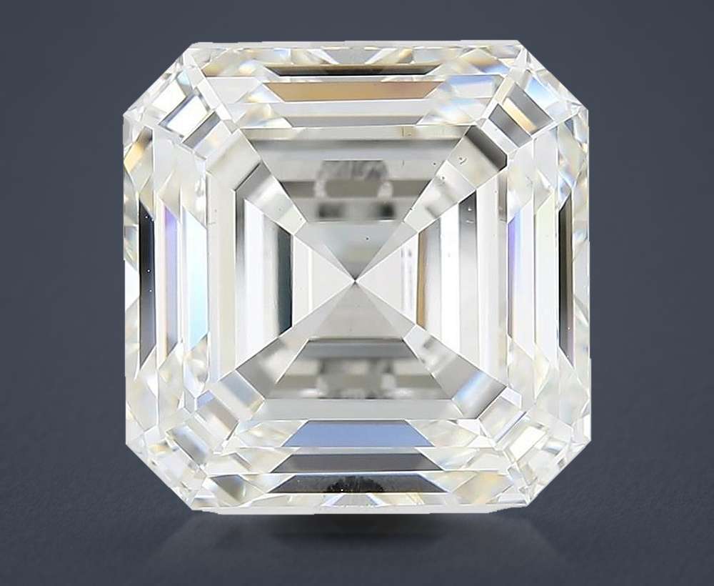 10.14ct G VS2 Rare Carat Ideal Cut Asscher Lab Grown Diamond