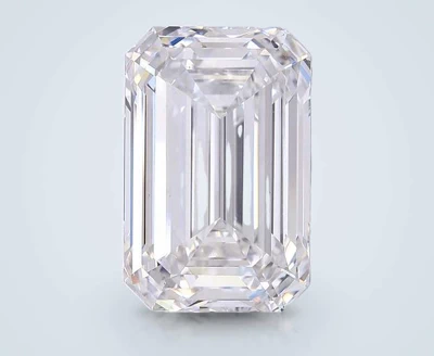 13.02ct F VS1 Rare Carat Ideal Cut Emerald Lab Grown Diamond