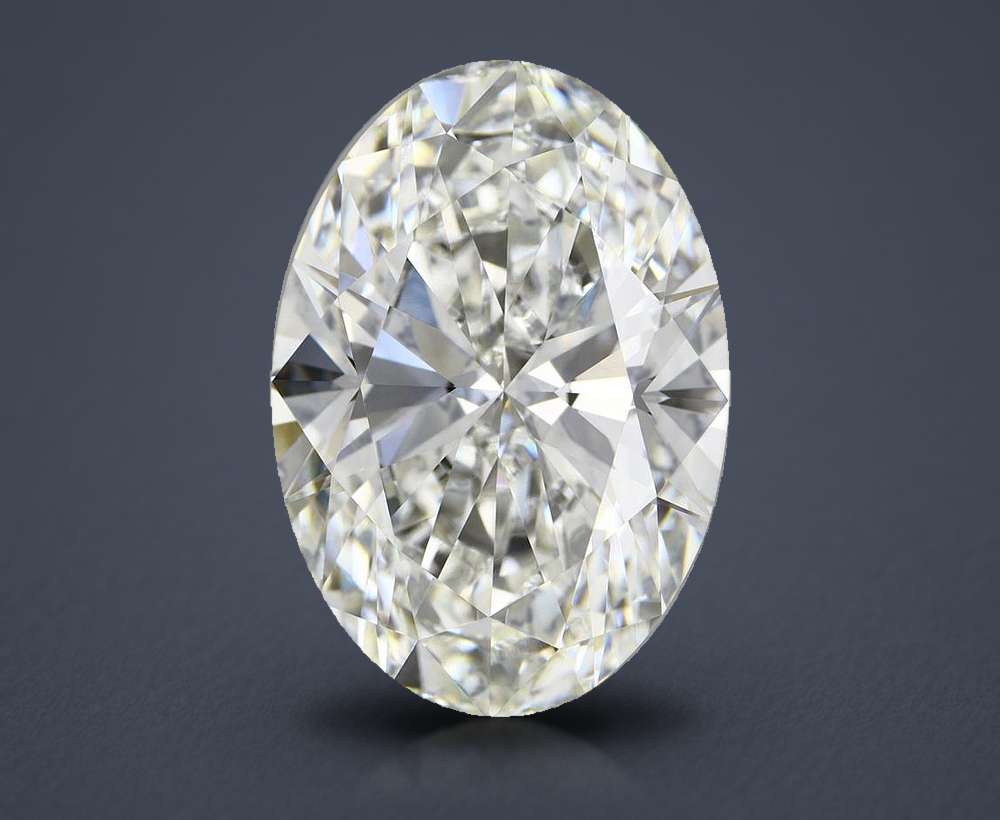 12.08ct F VVS2 Rare Carat Ideal Cut Oval Lab Grown Diamond