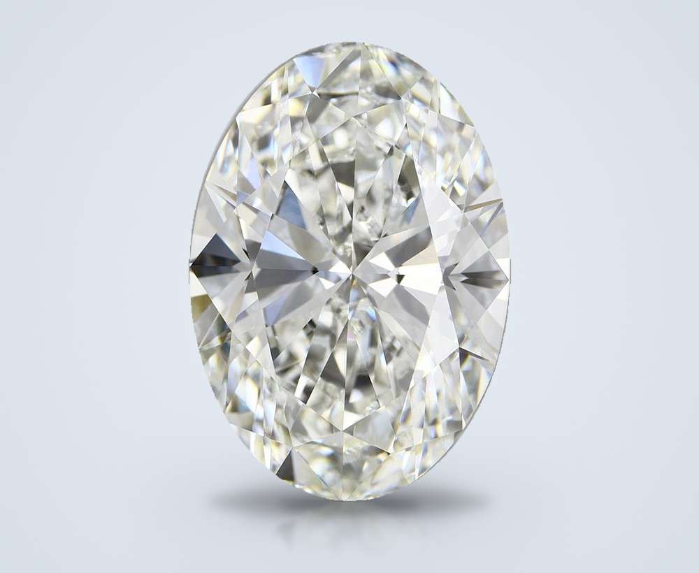12.08ct F VVS2 Rare Carat Ideal Cut Oval Lab Grown Diamond