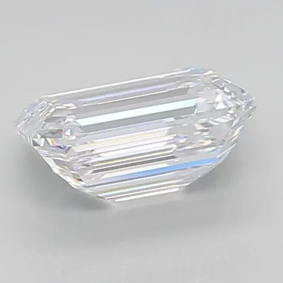 2.21ct D VS1 Excellent Cut Emerald Lab Grown Diamond
