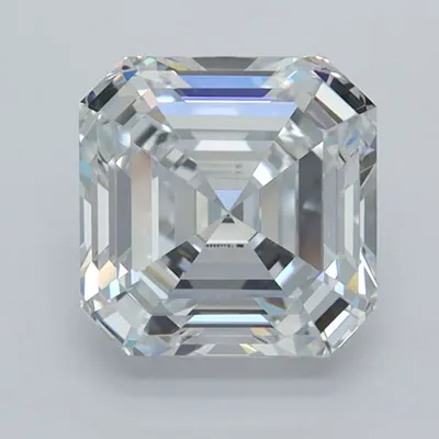2.09ct D VVS1 Rare Carat Ideal Cut Asscher Lab Grown Diamond