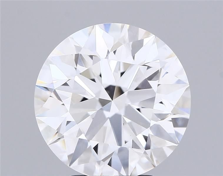 7.03ct D VVS1 Rare Carat Ideal Cut Round Lab Grown Diamond