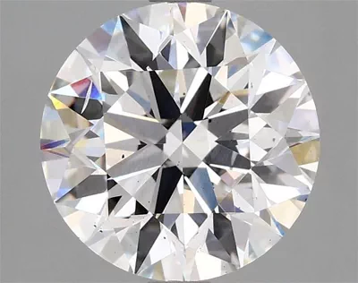 3.04ct F SI1 Rare Carat Ideal Cut Round Lab Grown Diamond