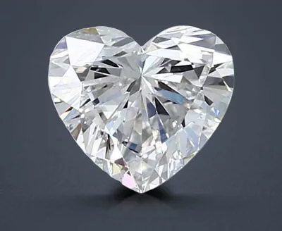 1.14ct F VS2 Rare Carat Ideal Cut Heart Lab Grown Diamond