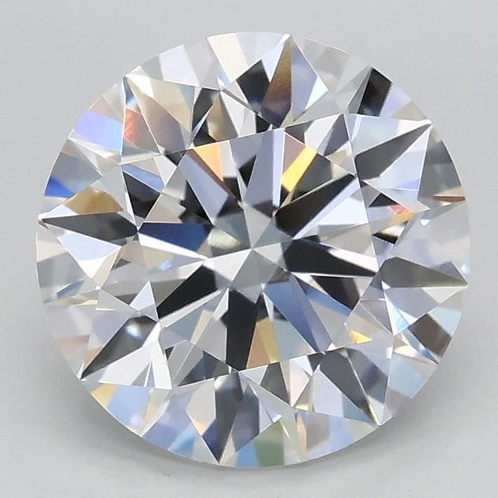 2.08ct D VVS2 Rare Carat Ideal Cut Round Lab Grown Diamond