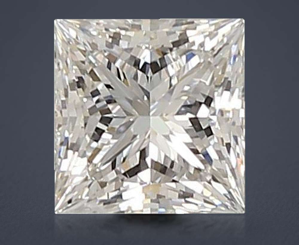 1.04ct F VVS2 Rare Carat Ideal Cut Princess Lab Grown Diamond