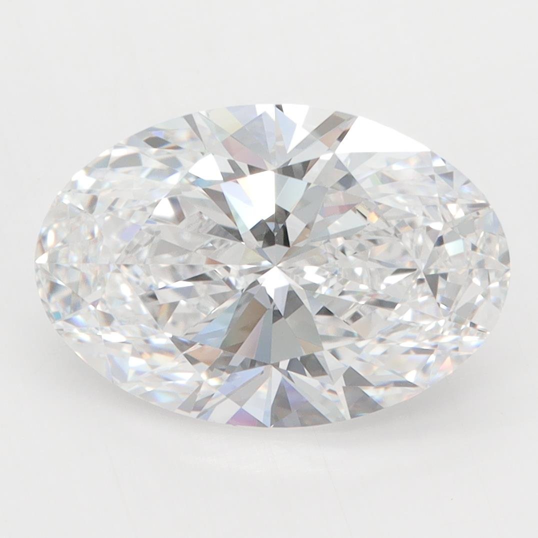 4.01ct D VVS2 Rare Carat Ideal Cut Oval Lab Grown Diamond