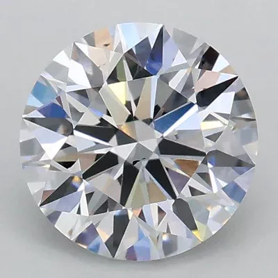 1.09ct D VS2 Rare Carat Ideal Cut Round Lab Grown Diamond