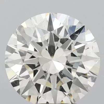 3.01ct I SI1 Rare Carat Ideal Cut Round Diamond