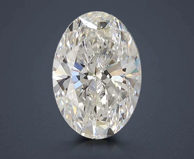 3.04ct E VS1 Rare Carat Ideal Cut Oval Lab Grown Diamond