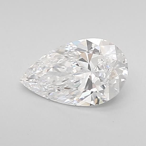 0.67ct D VVS2 Rare Carat Ideal Cut Pear Lab Grown Diamond