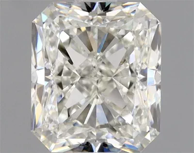 1.71ct J SI1 Rare Carat Ideal Cut Radiant Diamond