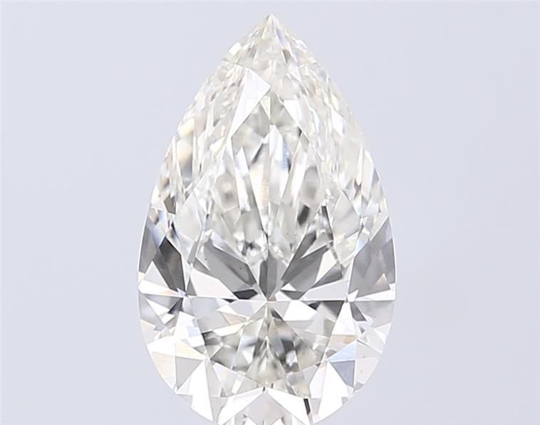 3.09ct H VS1 Rare Carat Ideal Cut Pear Lab Grown Diamond