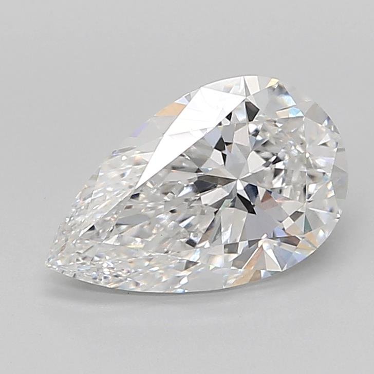 2.54ct E VS1 Rare Carat Ideal Cut Pear Lab Grown Diamond
