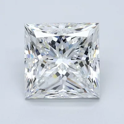 4.51ct G VS1 Rare Carat Ideal Cut Princess Diamond
