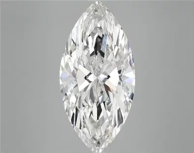 5.04ct F VS2 Rare Carat Ideal Cut Marquise Lab Grown Diamond