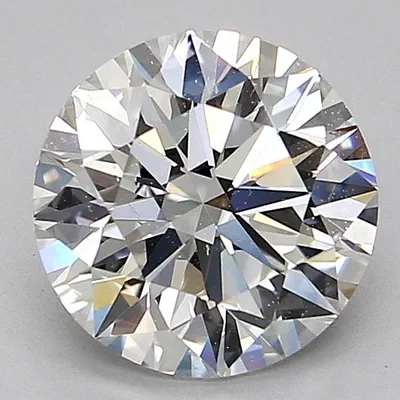 2.12ct F VS2 Rare Carat Ideal Cut Round Diamond