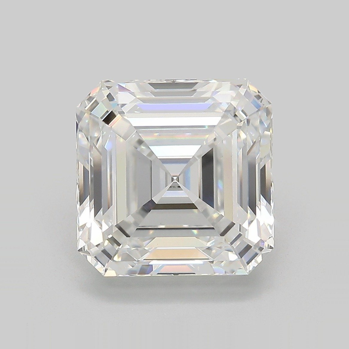 7.08ct E VVS2 Rare Carat Ideal Cut Asscher Lab Grown Diamond