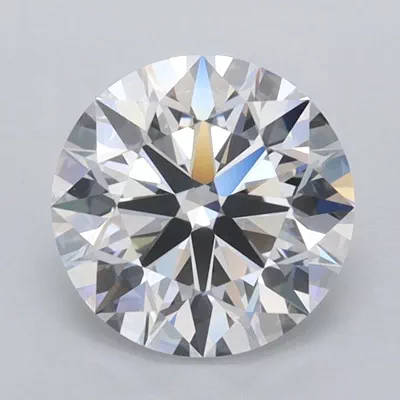 1.65ct D FL Rare Carat Ideal Cut Round Lab Grown Diamond