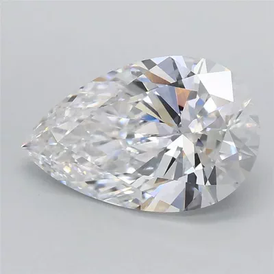 2.10ct E VS1 Rare Carat Ideal Cut Pear Lab Grown Diamond