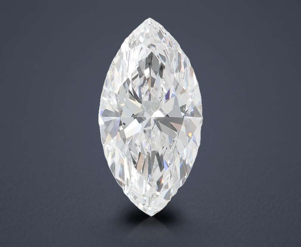 2.22ct D FL Rare Carat Ideal Cut Marquise Lab Grown Diamond