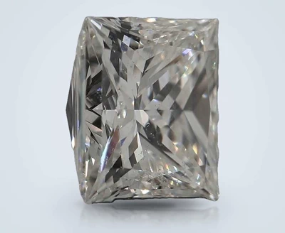 5.02ct I SI2 Rare Carat Ideal Cut Princess Diamond