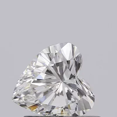 0.69ct F SI1 Rare Carat Ideal Cut Heart Lab Grown Diamond