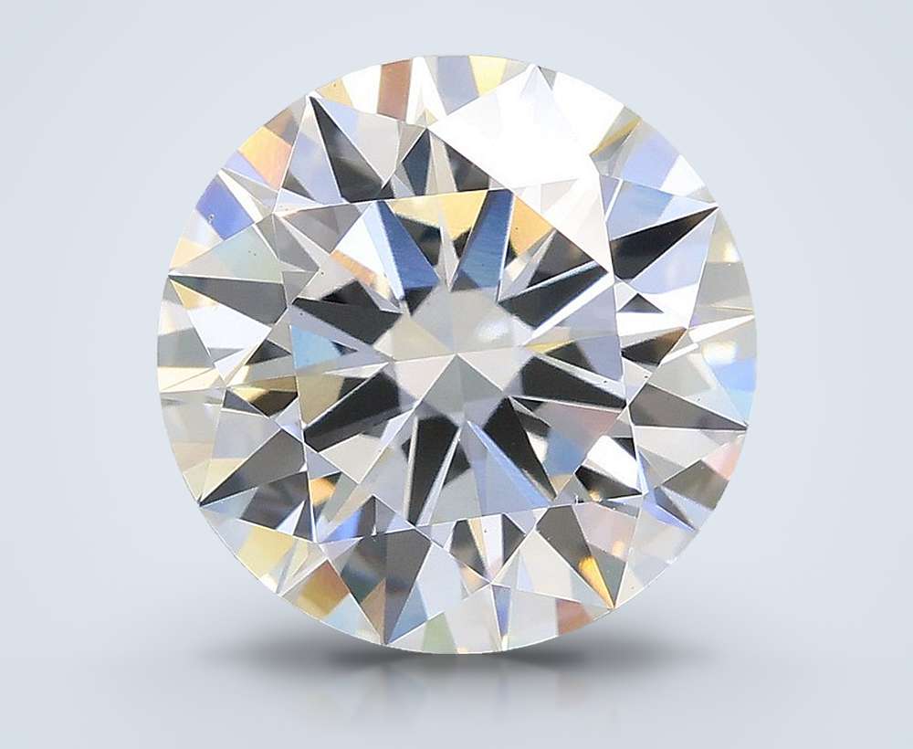 4.03ct F VS1 Excellent Cut Round Lab Grown Diamond