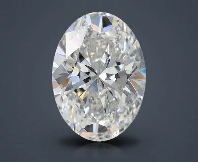 4.08ct E VVS2 Rare Carat Ideal Cut Oval Lab Grown Diamond