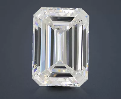 6.03ct E VS1 Very Good Cut Emerald Lab Grown Diamond