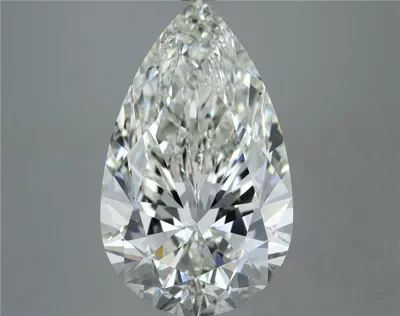 5.04ct K VS2 Rare Carat Ideal Cut Pear Diamond