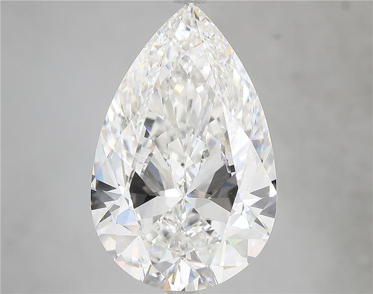 10.51ct F VVS2 Rare Carat Ideal Cut Pear Lab Grown Diamond