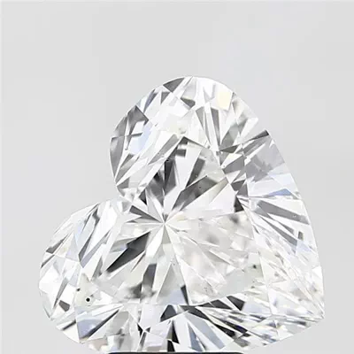5.00ct F SI1 Rare Carat Ideal Cut Heart Lab Grown Diamond
