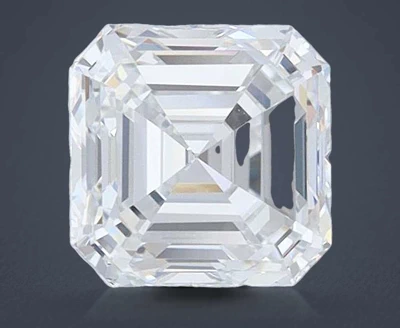 1.29ct D VVS1 Very Good Cut Asscher Lab Grown Diamond