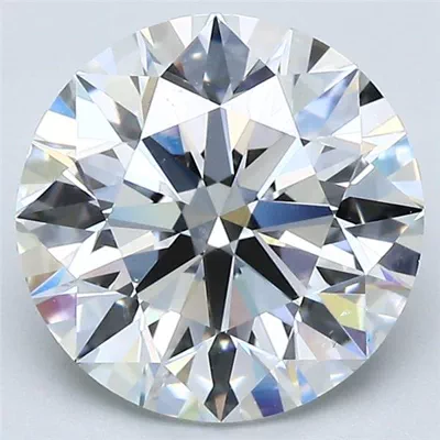 3.00ct F VS2 Rare Carat Ideal Cut Round Diamond