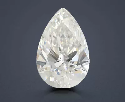 5.07ct F VVS2 Rare Carat Ideal Cut Pear Lab Grown Diamond