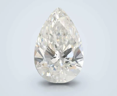 5.07ct F VVS2 Rare Carat Ideal Cut Pear Lab Grown Diamond